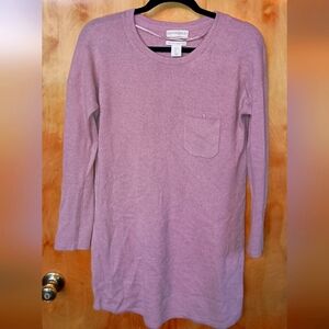 Cynthia Rowley 100% cashmere pink sweater dress